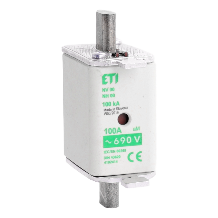 Fusible à couteaux taille 00 aM 100A