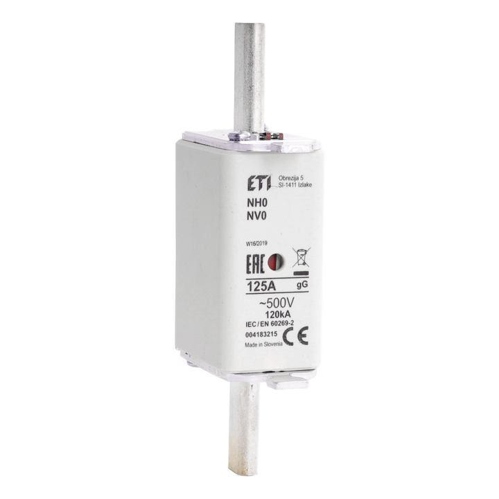 Fusible à couteaux taille 0 gG 125A