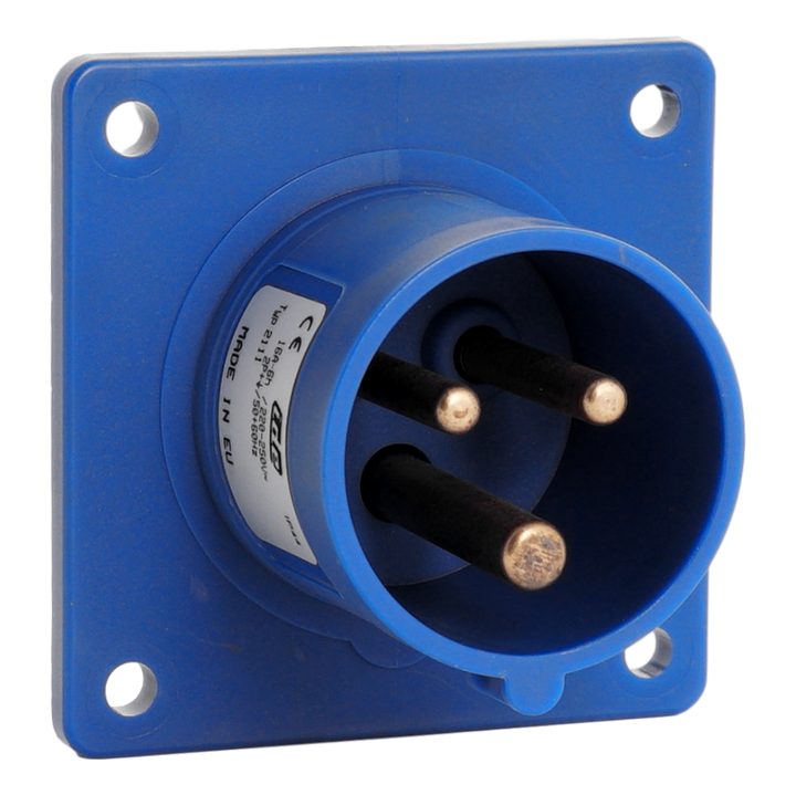 IDE CEE 16A 3p 230VAC IP44 socle de racc. enc. droit