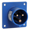 IDE CEE 16A 3p 230VAC IP44 toestelstekker inbouw recht