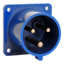 IDE CEE 32A 3p 230VAC IP44 socle de racc. enc. Droit