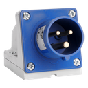 IDE CEE 16A 2p 230VAC IP44 socle de racc. mural