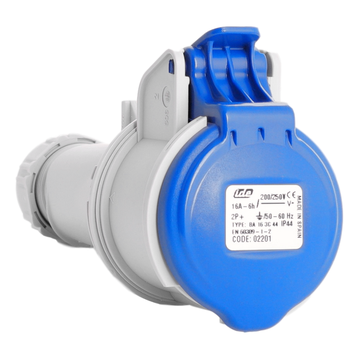 IDE CEE 16A 3p 230VAC IP44 koppelstekker