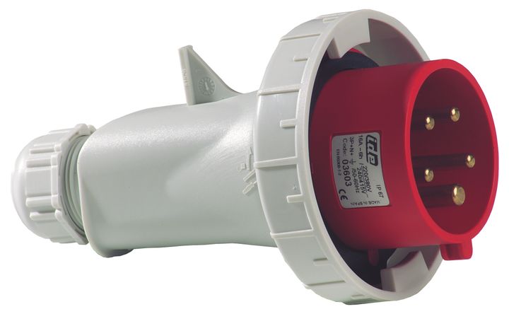 Stekker 63A 230V 3P+G IP67