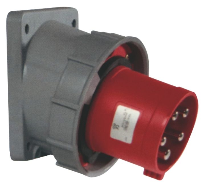 IDE CEE125A 4p 230VAC IP67 socle de racc. encastré