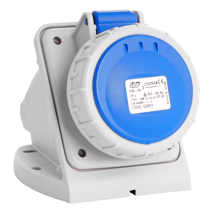 IDE CEE base murale IP67 16A 2P+T 230VAC