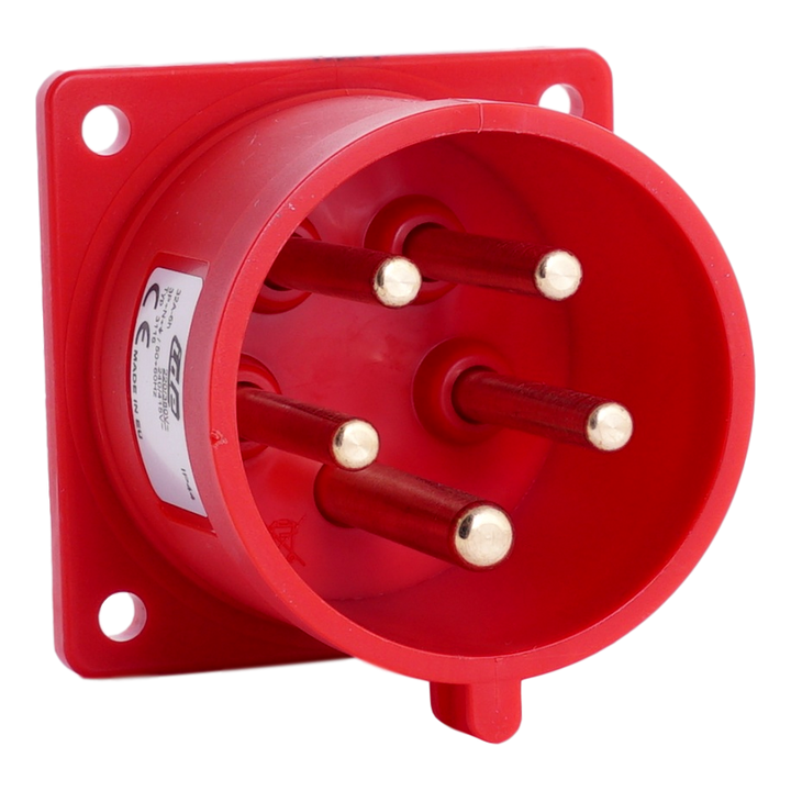 IDE CEE 32A 5p 400VAC IP44 socle de racc. enc. droit
