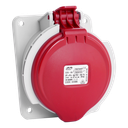 IDE CEE 32A 5p 400VAC IP44 stopcont. inbouw schuin