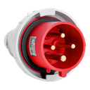 IDE CEE 32A 4p 400VAC IP67 fiche mobile