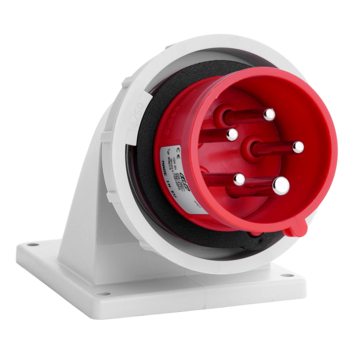 IDE CEE 16A 5p 415VAC IP67 socle de racc. encastré
