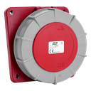 IDE CEE 125A 5p 400VAC IP67 stopcont. inbouw schuin