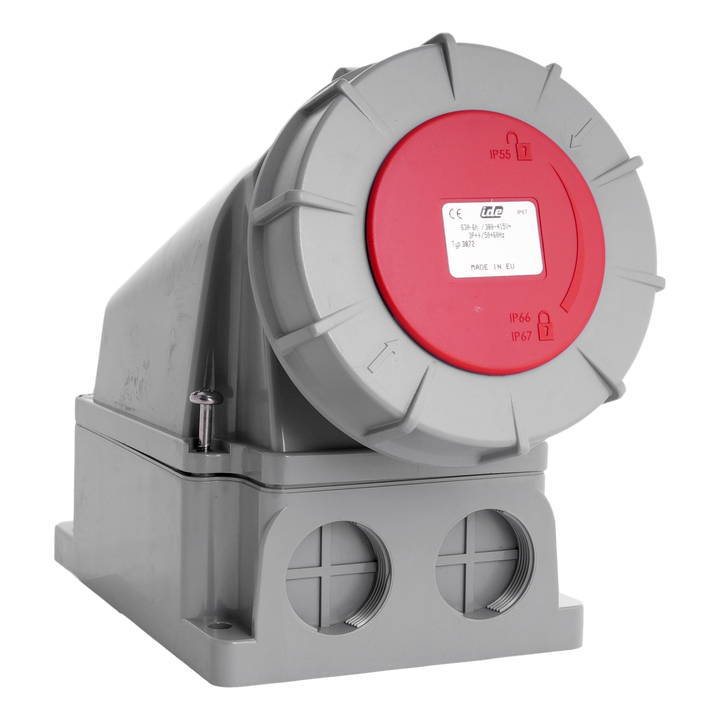 IDE CEE 63A 4p 400VAC IP67 prise murale