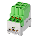 Verdeelklem UVB100 1p 2x16, 6x6mm²  PE groen