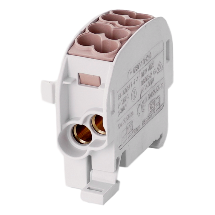 Borne de dériv. HLAK25 C 1p 2x25, 2x16mm² Cu L brune