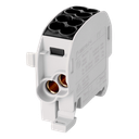 Branch terminal HLAK25 C 1p 2x25, 2x16mm² Cu L black