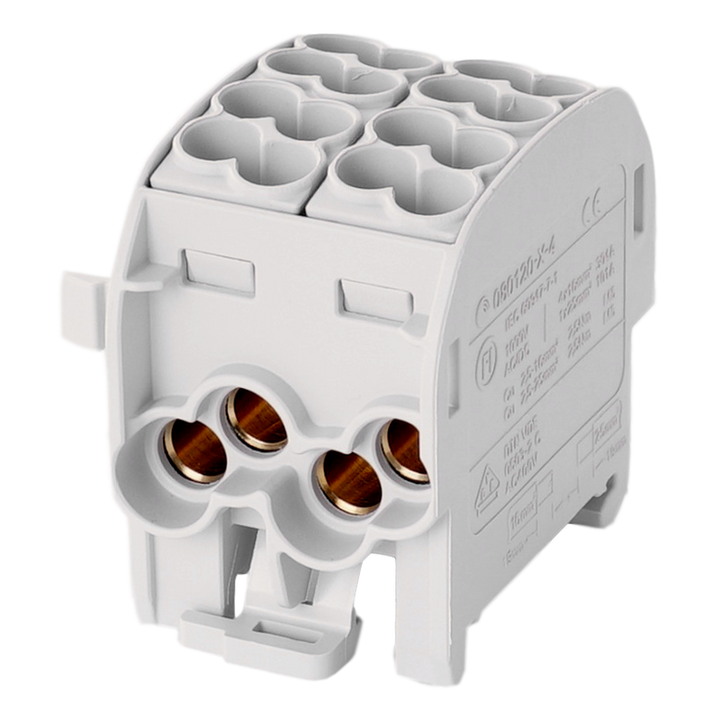 Borne de dériv. HLAK25 C 1p 4x25, 4x16mm² Cu L grise