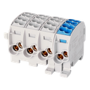 Klemmenleiste für die Ableitung. HLAK25 C 4p 2x25, 2x16mm² Cu 3LN