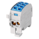 Aftakklem HLAK35 C 1p 2x35, 2x25mm² Cu N blauw