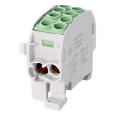 Aftakklem HLAK35 C 1p 2x35, 2x25mm² Cu PE groen