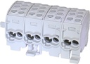 Bornier de dériv. HLAK35 C 4p 2x35, 2x25mm² Cu+Al 3LN