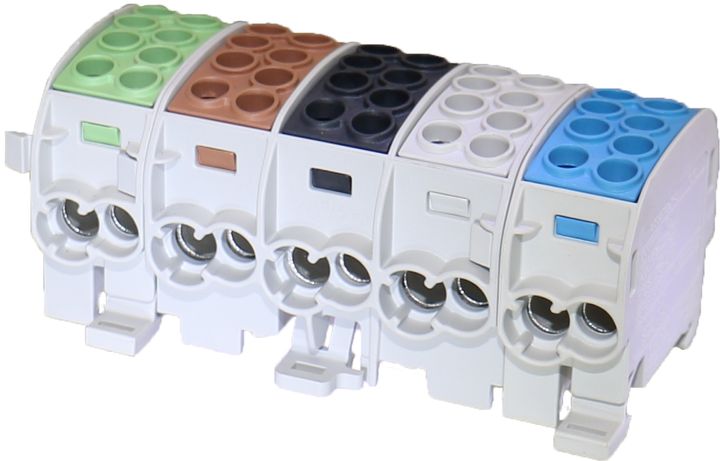 Aftakklem HLAK35 C 4p 2x35, 2x25mm² Cu+Al PEN3L