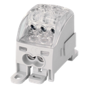 Borne de distr. PDB160 1p 25, 3x16, 3x10mm²  Cu+Al grise