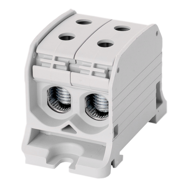 Bornier de racc. RKA 1p double 50mm² Cu+Al gris