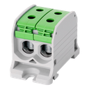 Aansluitklem RKA 1p dubbel 50mm² Cu+Al groen