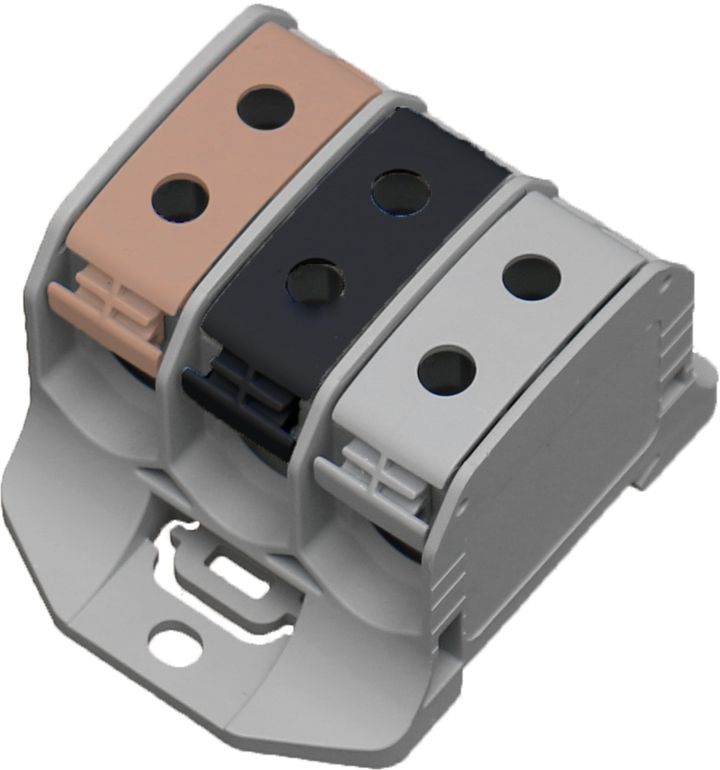 Enkele aansluitklem 50mm² 3-polig