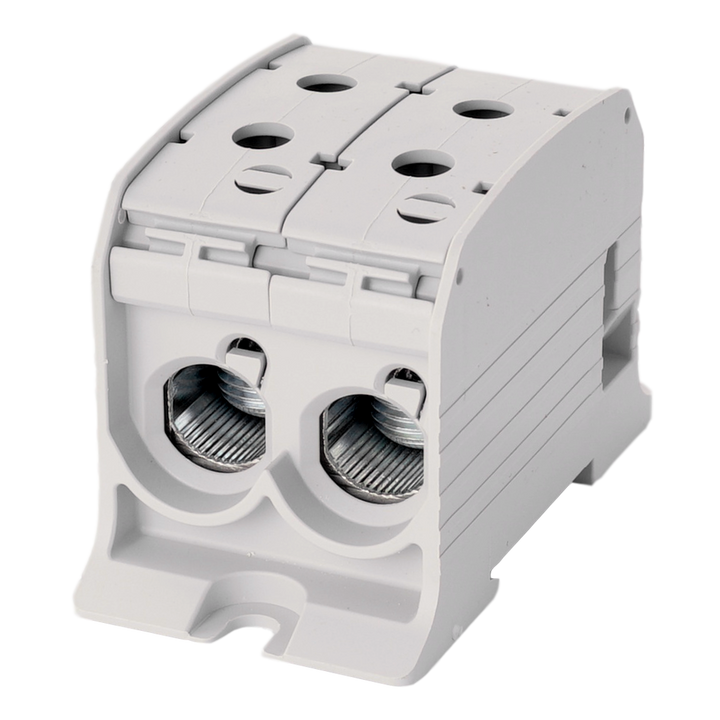 Bornier de racc. RKA 1p double 95mm² Cu+Al gris