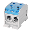 Aansluitklem RKA 1p dubbel 95mm² Cu+Al blauw
