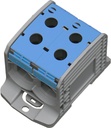 Bornier de racc. RKA 1p double 185mm² Cu+Al bleu