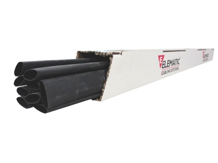 Gaine th. adhésive EL301A - bte 20x1m - Ratio 3:1 - 9mm