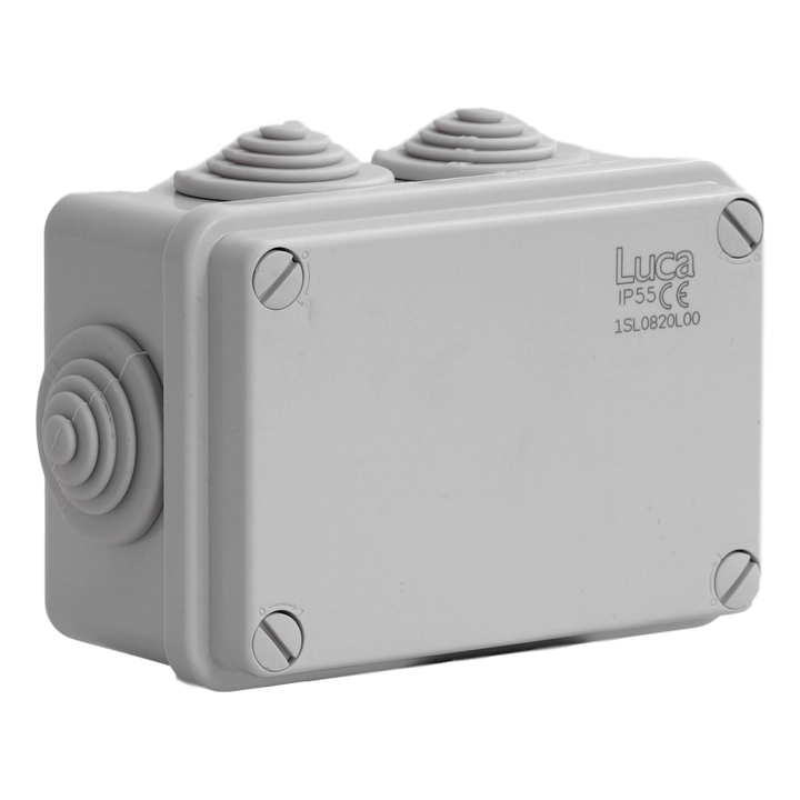 Aftakdoos IP55 met univers. ingangen   105x70x50 1/4T
