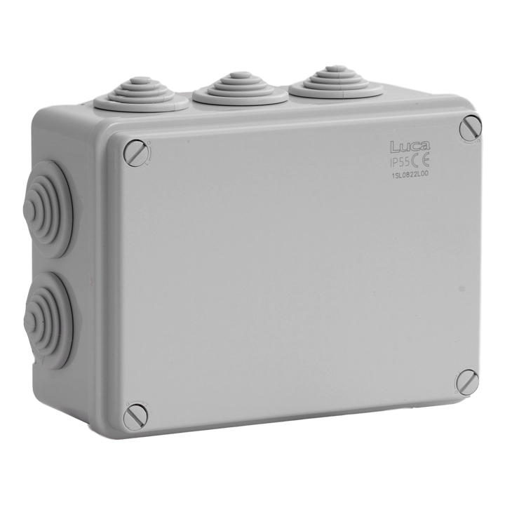 Anschlussdose IP55 Universaleingänge. 153x110x66 1/4T