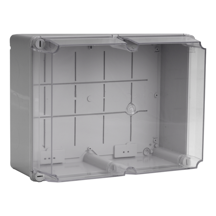 Boîte de dérivation IP55 couv. transp.   310x240x160 1/4T