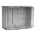 Aftakdoos IP55 doorzichtig deksel   310x240x160 1/4T