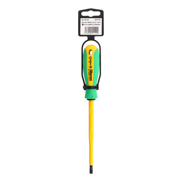 Insulated flat-blade screwdriver 1000 v 5.5x125 mm