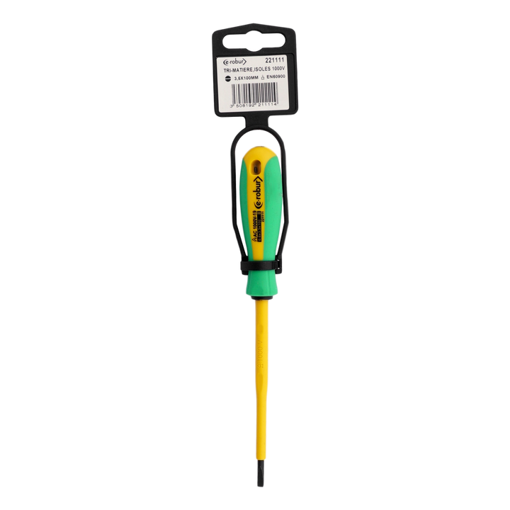 Insulated flathead screwdriver 1000 v 3.5x100 mm