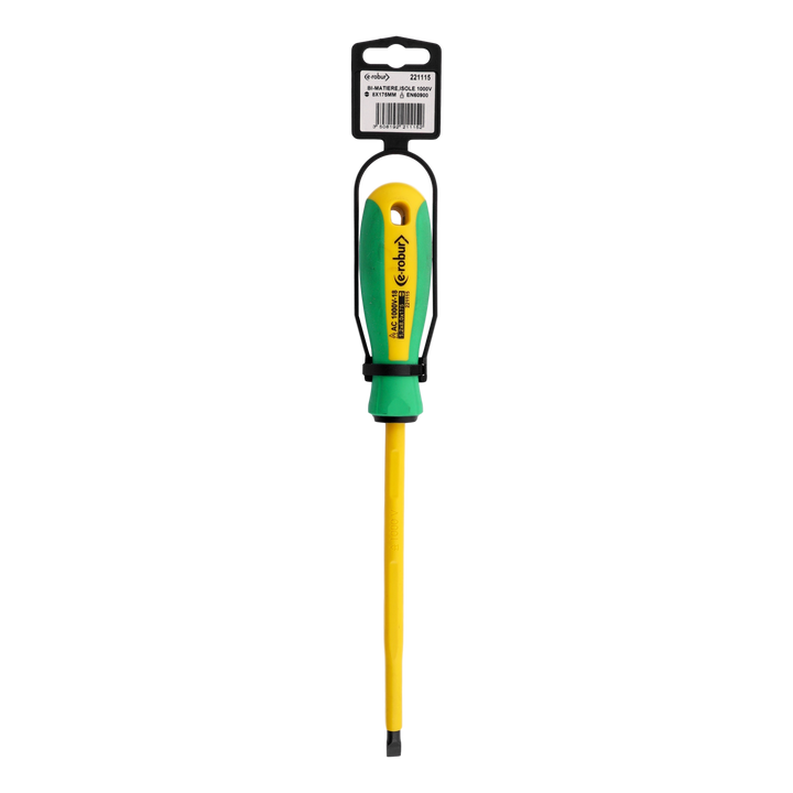 Insulated flat-blade screwdriver 1000 V 8x175 mm