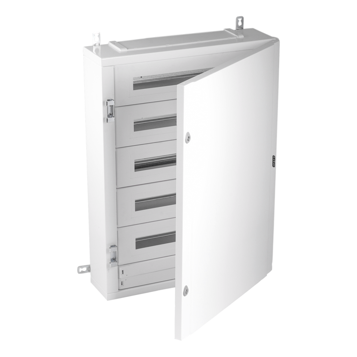 Coffret métal. IP40 120 mod. (150mm) Porte opaque + KITTT
