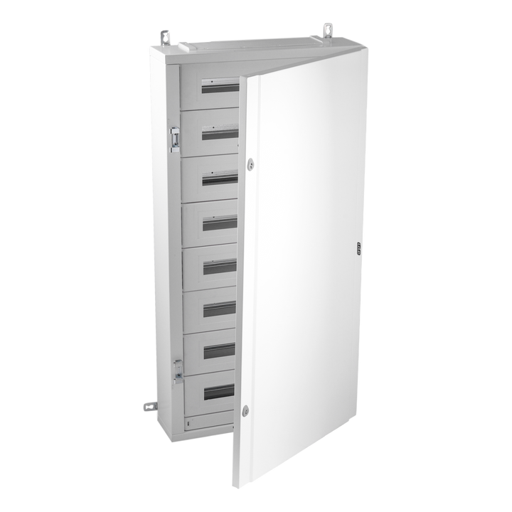Coffret métal. IP40 192 mod. (150mm) Porte opaque + KITTT