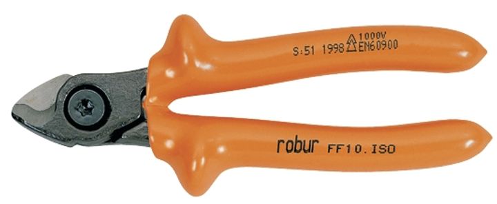 10 mm dia. copper cable cutter,  insulated 1000 V