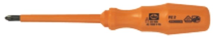 POZIDRIV® screwdriver N 0 x 60 mm, insulated 1000V