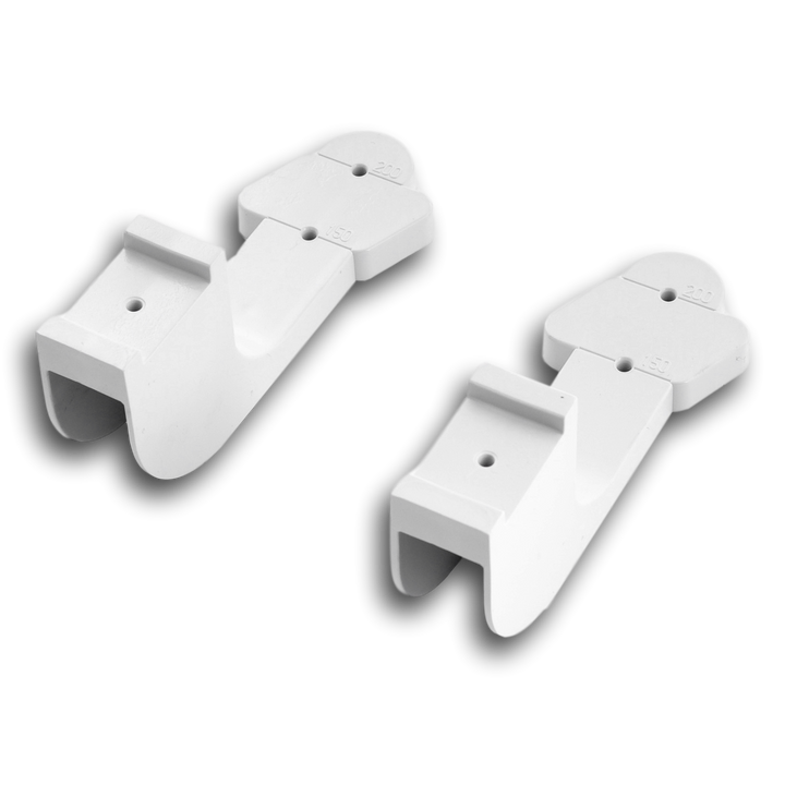 Set de 2 supports pour goulottes de câblage horizontales Argenta Plus