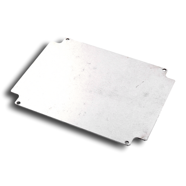 Plaque de montage métallique pour boîte   220x170