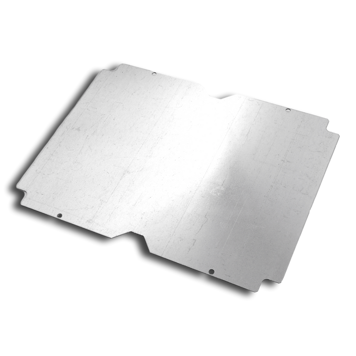 Plaque de montage métallique pour boîte   310x240