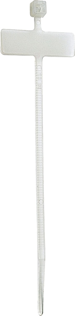 Kabelband mit Markierungsplatte 2,5 x 100 Weiß