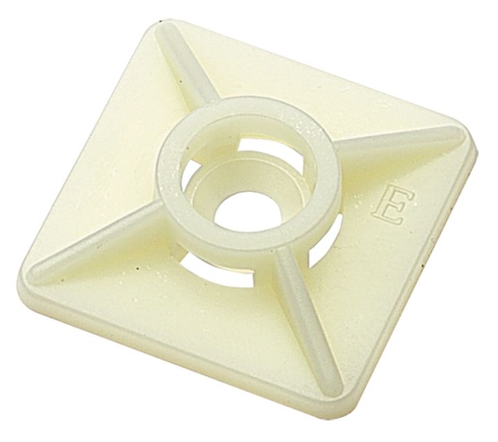 2-way mounting base self-adhesive 27x4,8 black