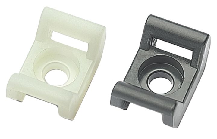 Voetstuk zwart voor kabelband 9mm x m5